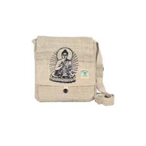 Hemp Buddha Print Sidebag